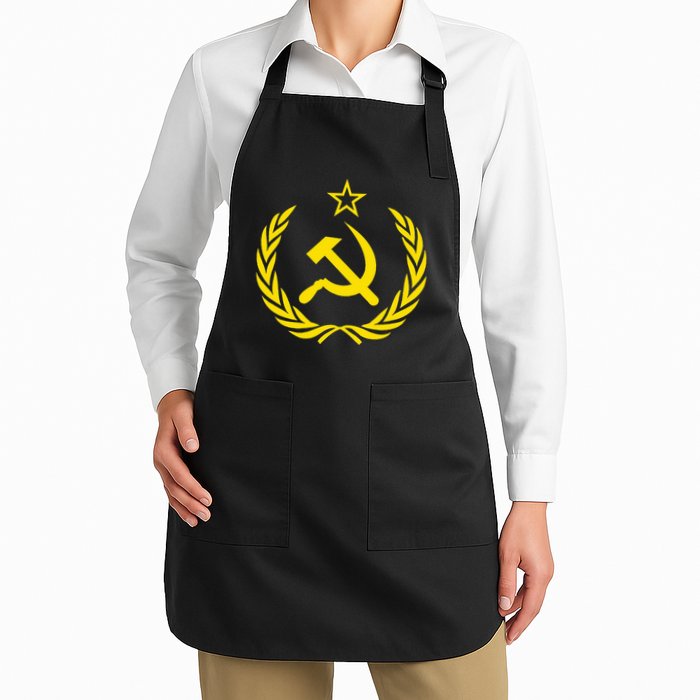 Hammer And Sickle Star Cccp Soviet Union Red Apron