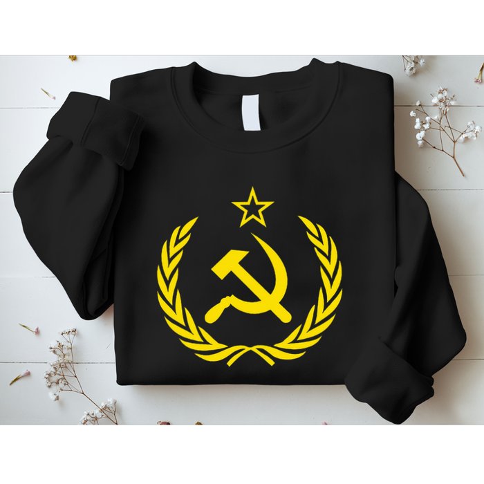 Hammer And Sickle Star Cccp Soviet Union Red Sweatshirt