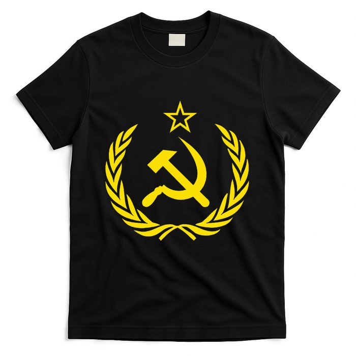 Hammer And Sickle Star Cccp Soviet Union Red T-Shirt