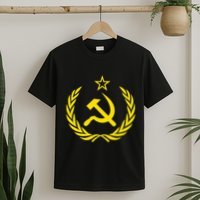 Hammer And Sickle Star Cccp Soviet Union Red T-Shirt