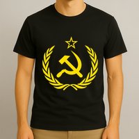 Hammer And Sickle Star Cccp Soviet Union Red T-Shirt