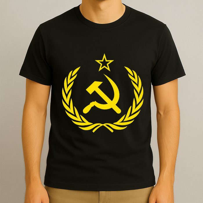 Hammer And Sickle Star Cccp Soviet Union Red T-Shirt