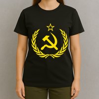 Hammer And Sickle Star Cccp Soviet Union Red T-Shirt