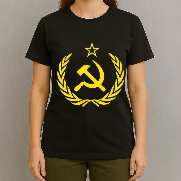 Hammer And Sickle Star Cccp Soviet Union Red T-Shirt