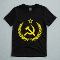 Hammer And Sickle Star Cccp Soviet Union Red T-Shirt