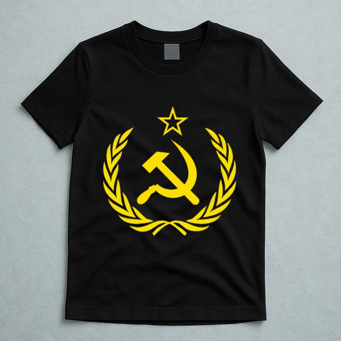 Hammer And Sickle Star Cccp Soviet Union Red T-Shirt