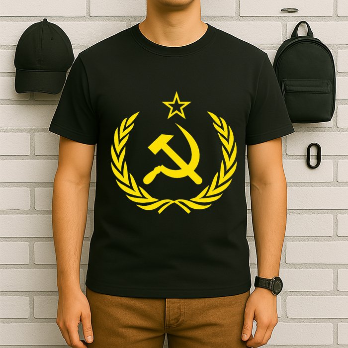 Hammer And Sickle Star Cccp Soviet Union Red T-Shirt