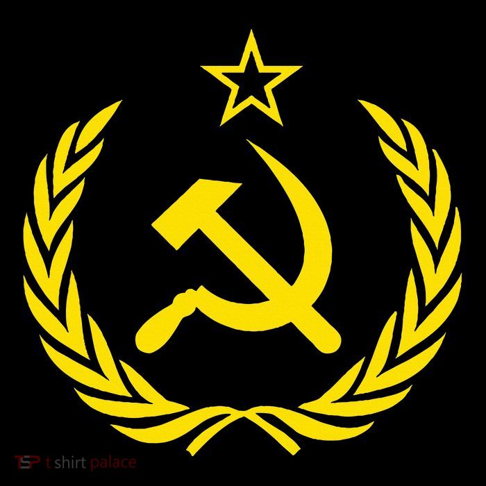 Hammer And Sickle Star Cccp Soviet Union Red Button