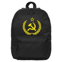 Hammer And Sickle Star Cccp Soviet Union Red 16 in Basic Backpack