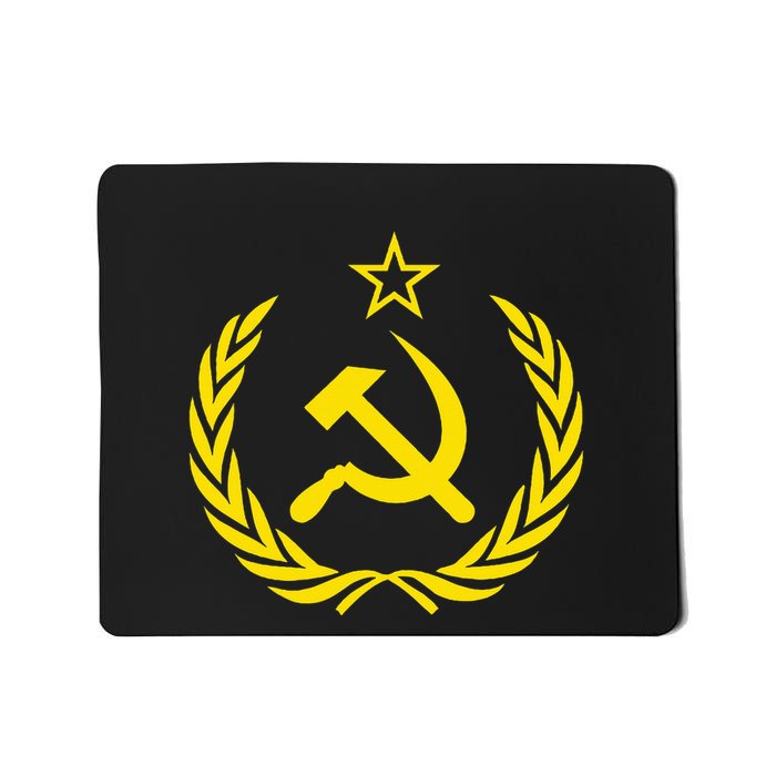 Hammer And Sickle Star Cccp Soviet Union Red Mousepad
