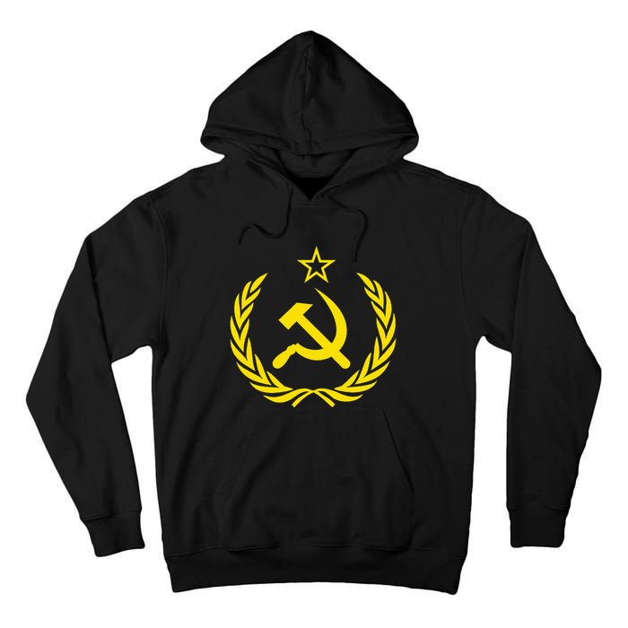 Hammer And Sickle Star Cccp Soviet Union Red Tall Hoodie