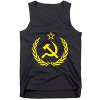 Hammer And Sickle Star Cccp Soviet Union Red Tank Top