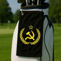 Hammer And Sickle Star Cccp Soviet Union Red Golf Towel