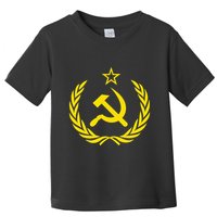 Hammer And Sickle Star Cccp Soviet Union Red Toddler T-Shirt