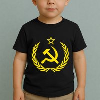 Hammer And Sickle Star Cccp Soviet Union Red Toddler T-Shirt