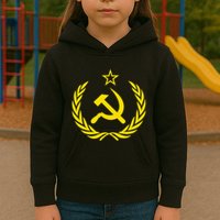 Hammer And Sickle Star Cccp Soviet Union Red Kids Hoodie