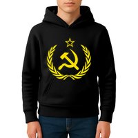 Hammer And Sickle Star Cccp Soviet Union Red Kids Hoodie