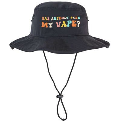 Has Anybody Seen My Vape Funny Sarcastic Retro Groovy Bucket Hat