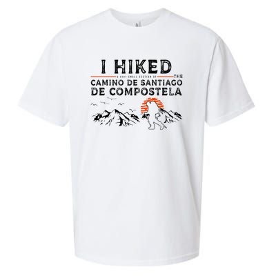 Hiked A Small Section Camino De Santiago De Compostela Sueded Cloud Jersey T-Shirt