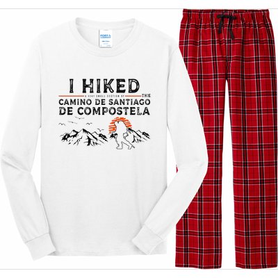 Hiked A Small Section Camino De Santiago De Compostela Long Sleeve Pajama Set