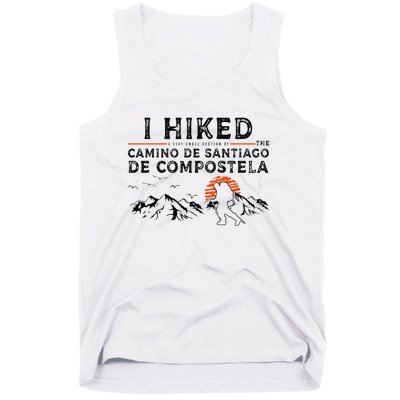 Hiked A Small Section Camino De Santiago De Compostela Tank Top