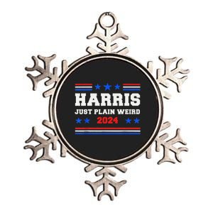 Harris Allies Saying Just Plain Weird To Trump Liberal Say Metallic Star Ornament