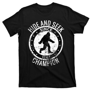 Hide And Seek Champion Bigfoot Sasquatch Since 1967 T-Shirt