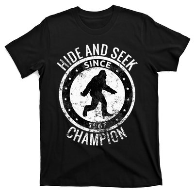 Hide And Seek Champion Bigfoot Sasquatch Since 1967 T-Shirt