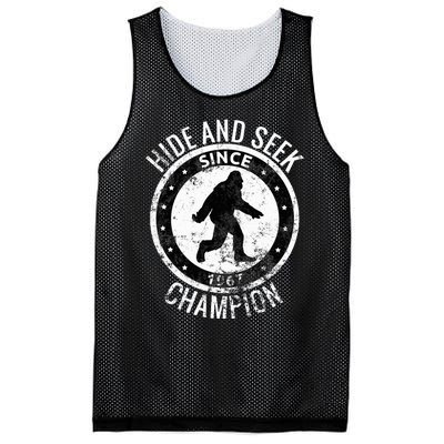 Hide And Seek Champion Bigfoot Sasquatch Since 1967 Mesh Reversible Basketball Jersey Tank