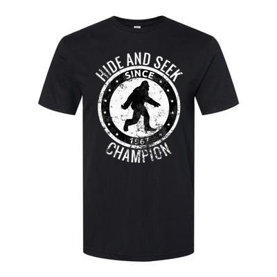 Hide And Seek Champion Bigfoot Sasquatch Since 1967 Softstyle® CVC T-Shirt