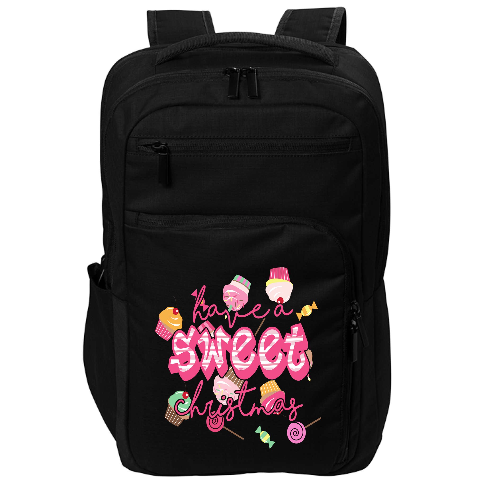 Have A Sweet Christmas Cute Candy Impact Tech Backpack