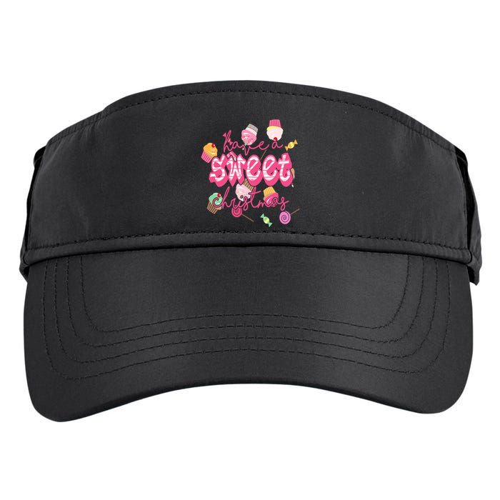 Have A Sweet Christmas Cute Candy Adult Drive Performance Visor