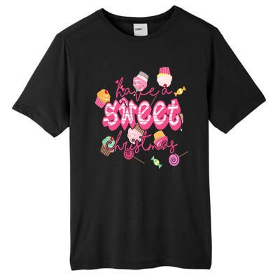 Have A Sweet Christmas Cute Candy Tall Fusion ChromaSoft Performance T-Shirt