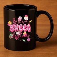 Have A Sweet Christmas Cute Candy 11oz C Handle Ceramic Mug