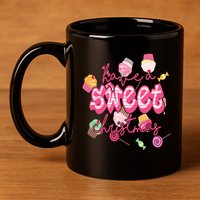 Have A Sweet Christmas Cute Candy 11oz C Handle Ceramic Mug