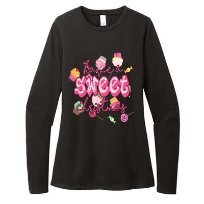 Have A Sweet Christmas Cute Candy Womens CVC Long Sleeve Shirt