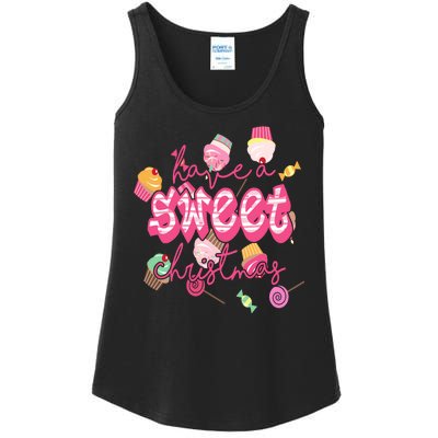 Have A Sweet Christmas Cute Candy Ladies Essential Tank