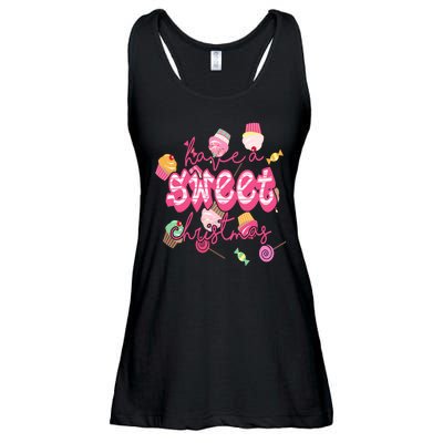 Have A Sweet Christmas Cute Candy Ladies Essential Flowy Tank