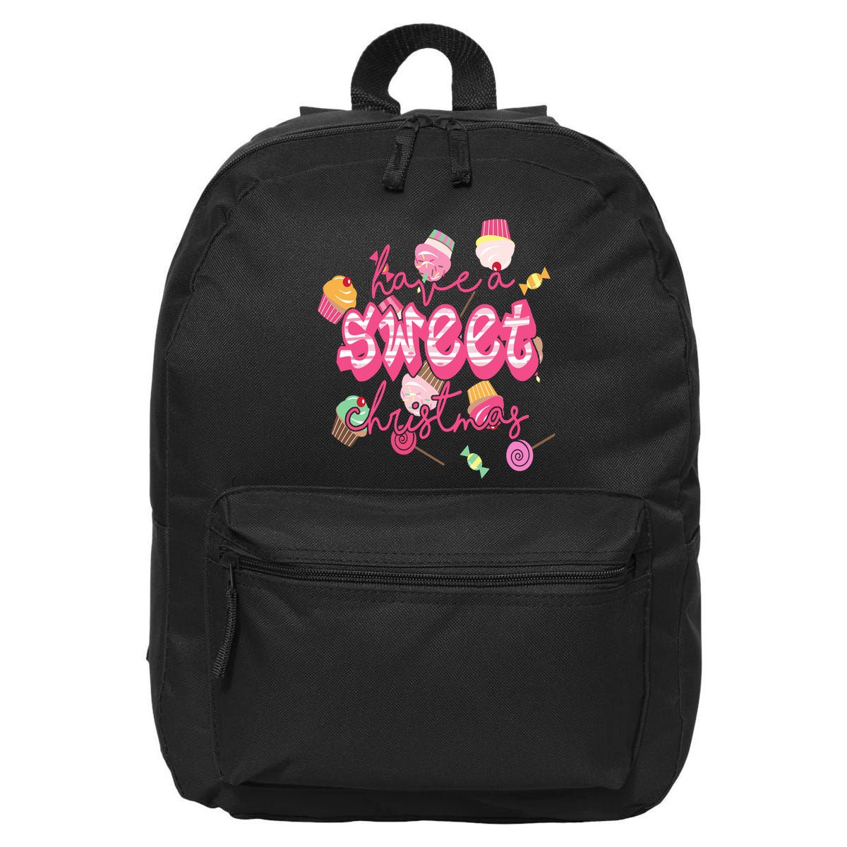Have A Sweet Christmas Cute Candy 16 in Basic Backpack