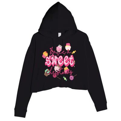 Have A Sweet Christmas Cute Candy Crop Fleece Hoodie