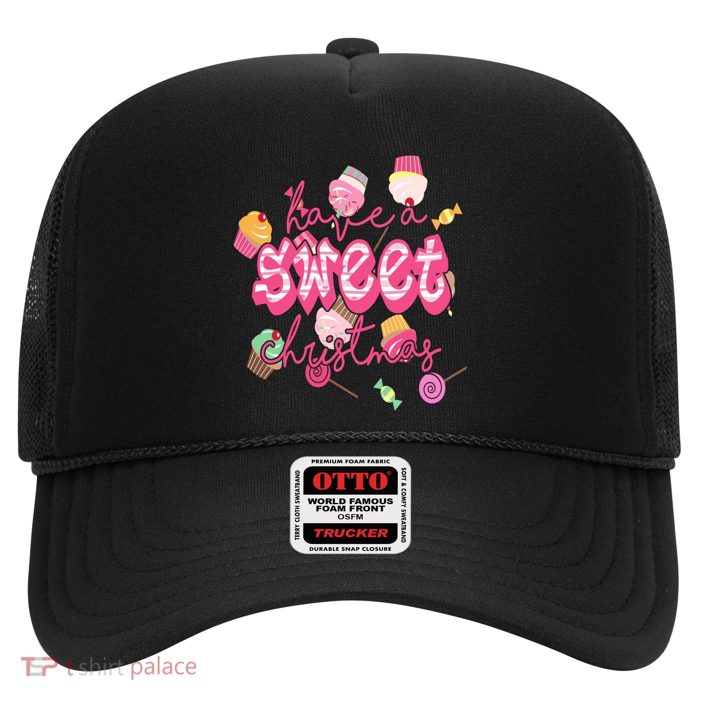 Have A Sweet Christmas Cute Candy Trucker Hat