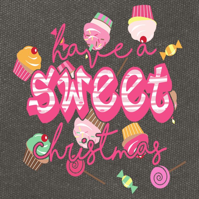 Have A Sweet Christmas Cute Candy Cotton Canvas Backpack