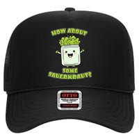 How About Some Sauerkraut High Crown Mesh Back Trucker Hat