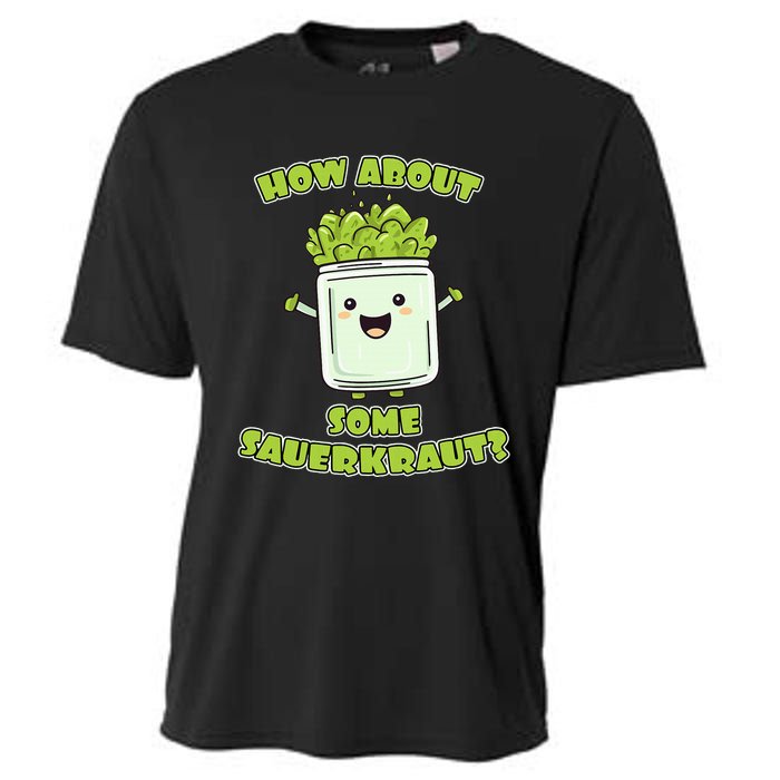 How About Some Sauerkraut Cooling Performance Crew T-Shirt