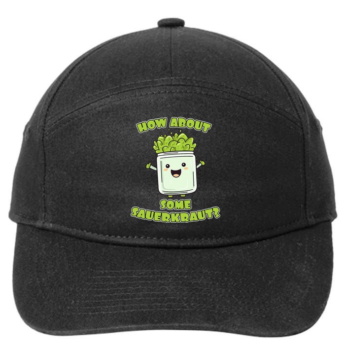 How About Some Sauerkraut 7-Panel Snapback Hat