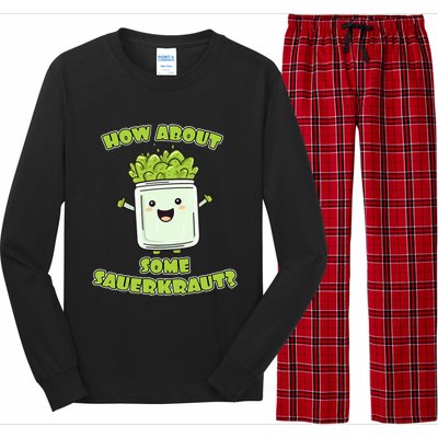 How About Some Sauerkraut Long Sleeve Pajama Set