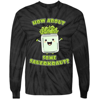 How About Some Sauerkraut Tie-Dye Long Sleeve Shirt