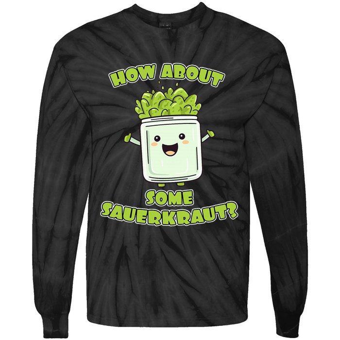 How About Some Sauerkraut Tie-Dye Long Sleeve Shirt