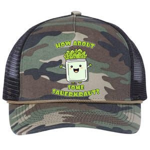 How About Some Sauerkraut Retro Rope Trucker Hat Cap