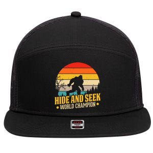 Hide And Seek World Champion Graphic 7 Panel Mesh Trucker Snapback Hat